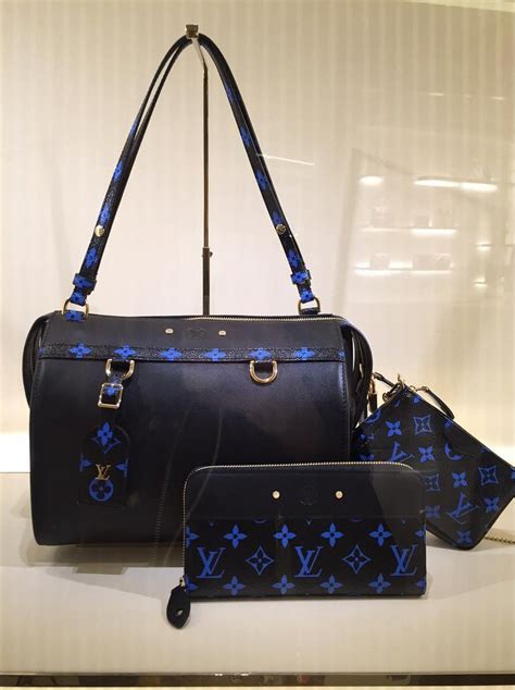 louis vuitton blue bags.